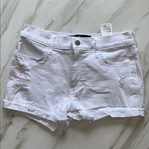 Hollister✨High Rise White Shorts | 5 (27)
